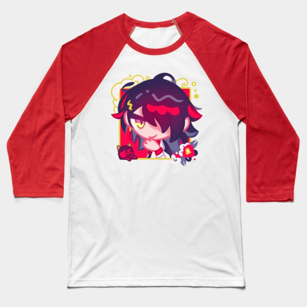 Vox Akuma Baseball T-Shirt by OkiComa